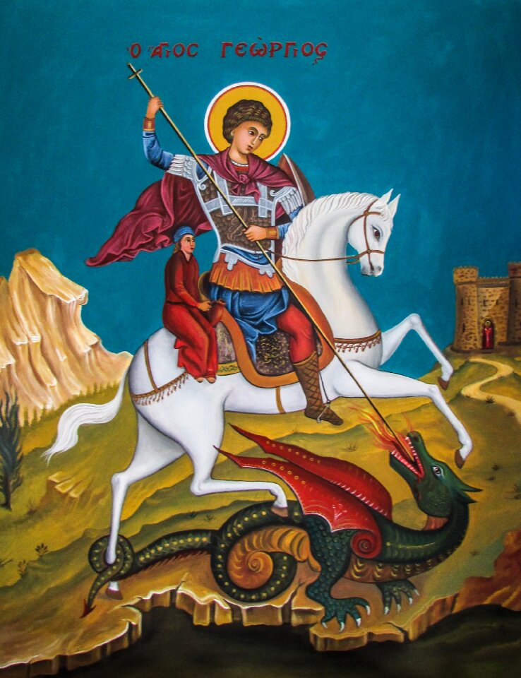 Iconography fresco painting