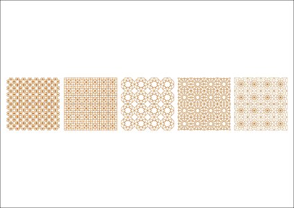 Pattern figure Free illustrations