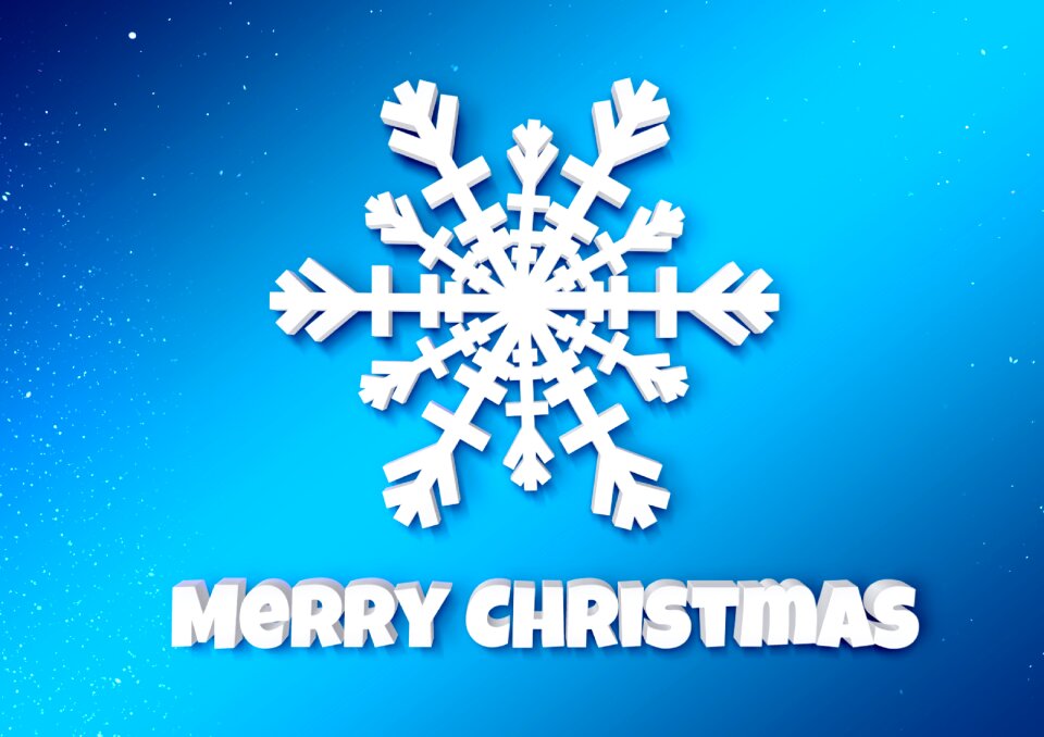Christmas card greeting card ice crystal