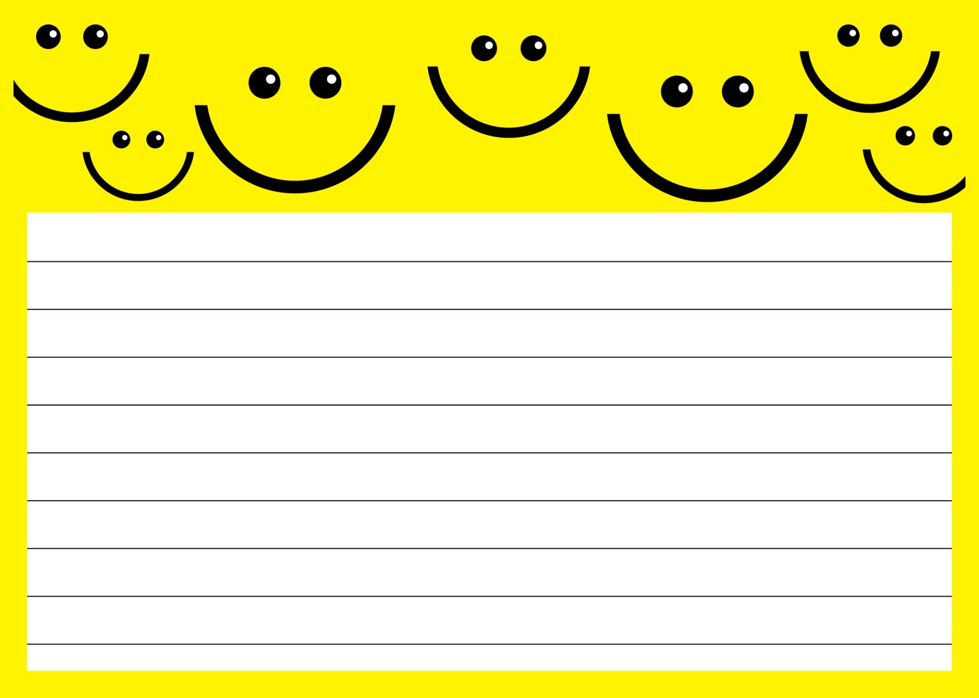 Smile smiling page - Free digitally-made illustrations on