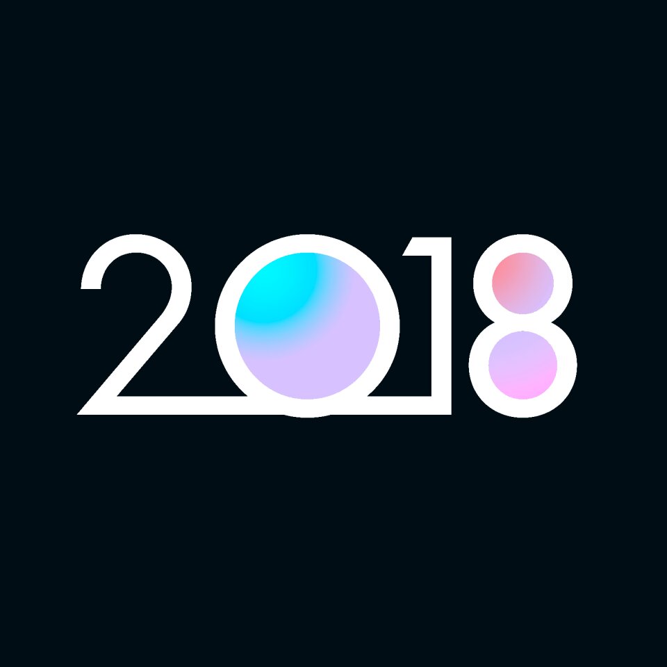 Turn of the year annual financial statements greeting card