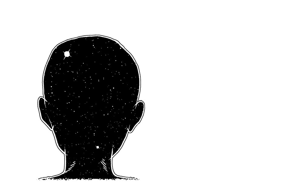Cosmos painting cartoon