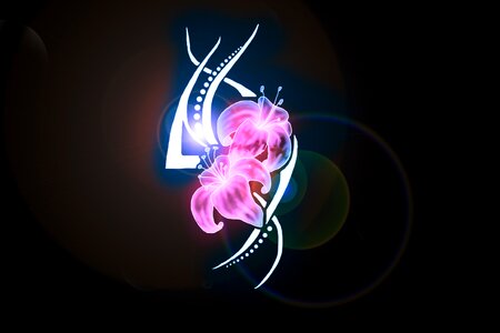 Background tenderness flower