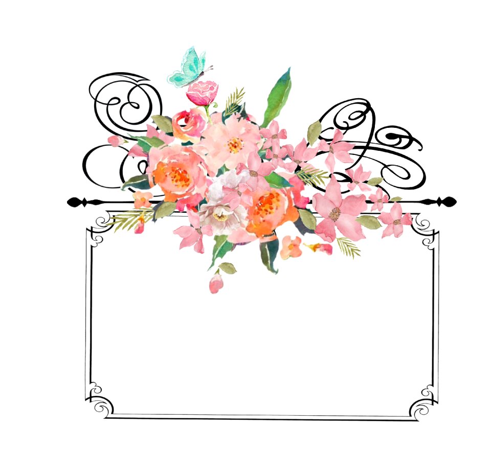 Flowers decorative decor