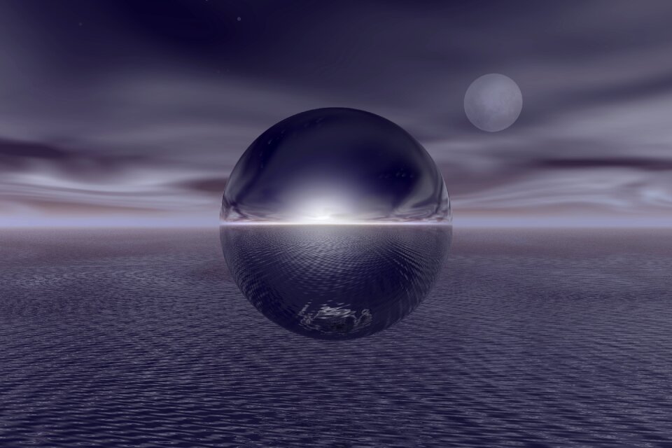 Sky water horizontion