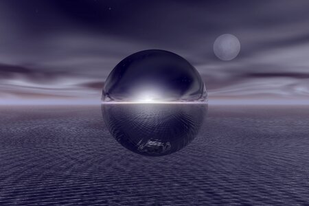 Sky water horizontion