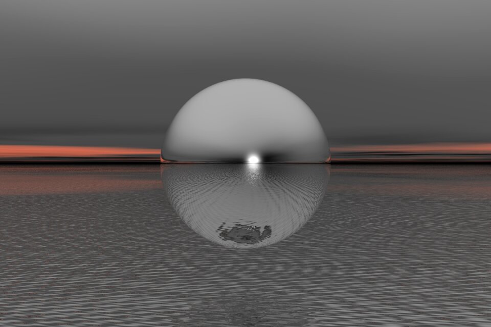 Sky water horizon