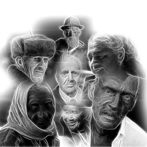 Retirement home old people's home help