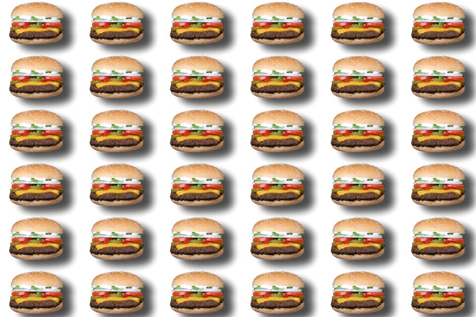 Hamburger tomato lettuce