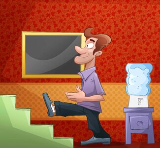 Water water cooler Free illustrations