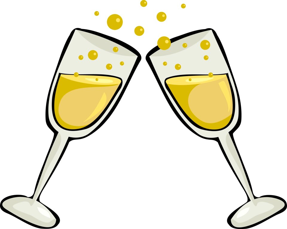 Toasting cheers celebrate
