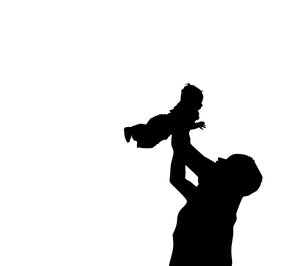 Happiness silhouette Free illustrations