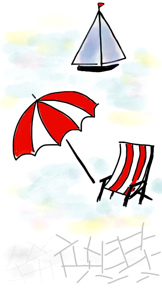 Boat summer beach sand