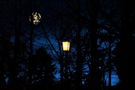 At night lamp street lamp