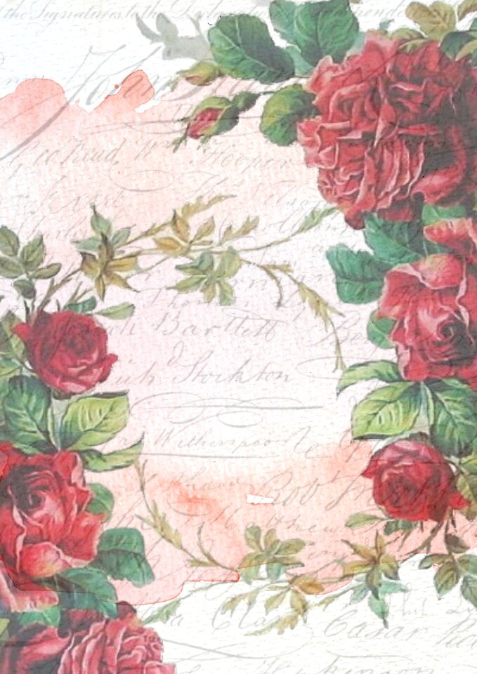 Background flower template