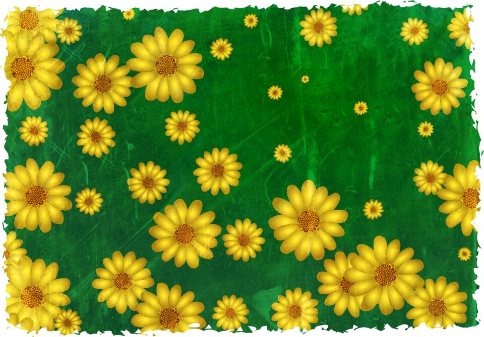 Artistic green abstract green design