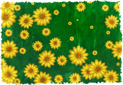 Artistic green abstract green design