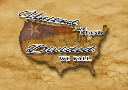 Continent american flag quote