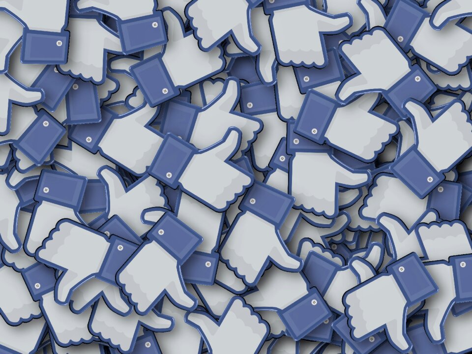 Thumb facebook icons social