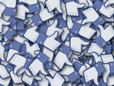 Thumb facebook icons social