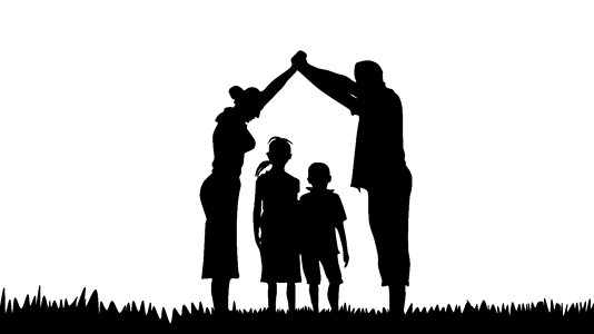 Prayer christian family Free illustrations