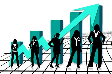 Businesswoman women's power specialist
