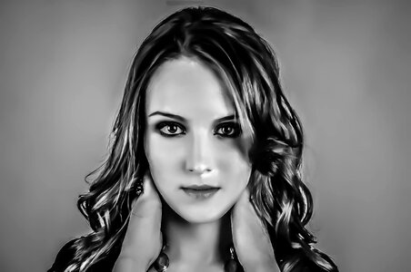 Portrait model Free illustrations