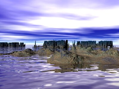 Coastline sky nature