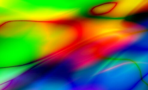 3d colorful art