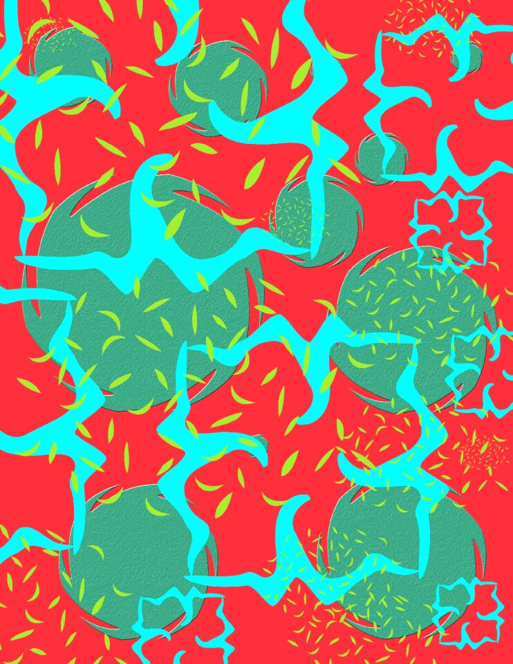 Green blue teal