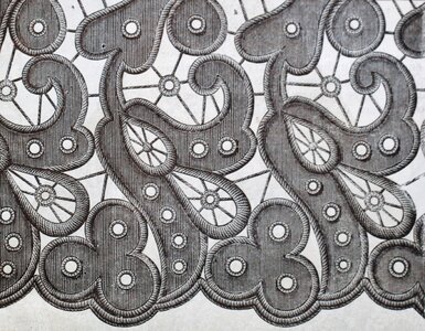 Embroidery art floral