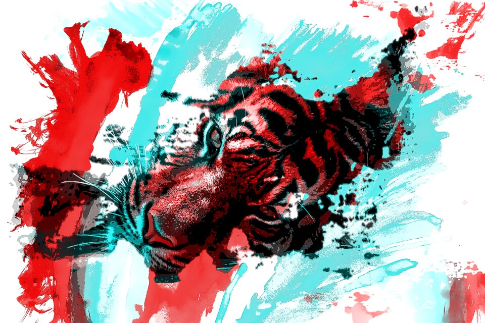 Colors abstract painting