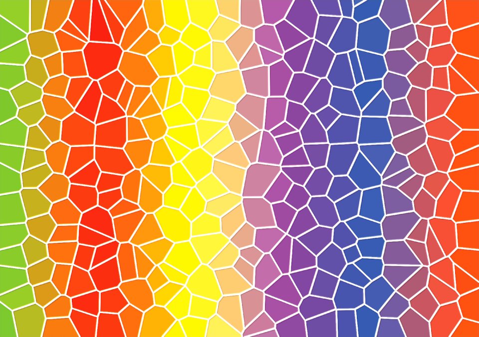 Stained glass ornament color