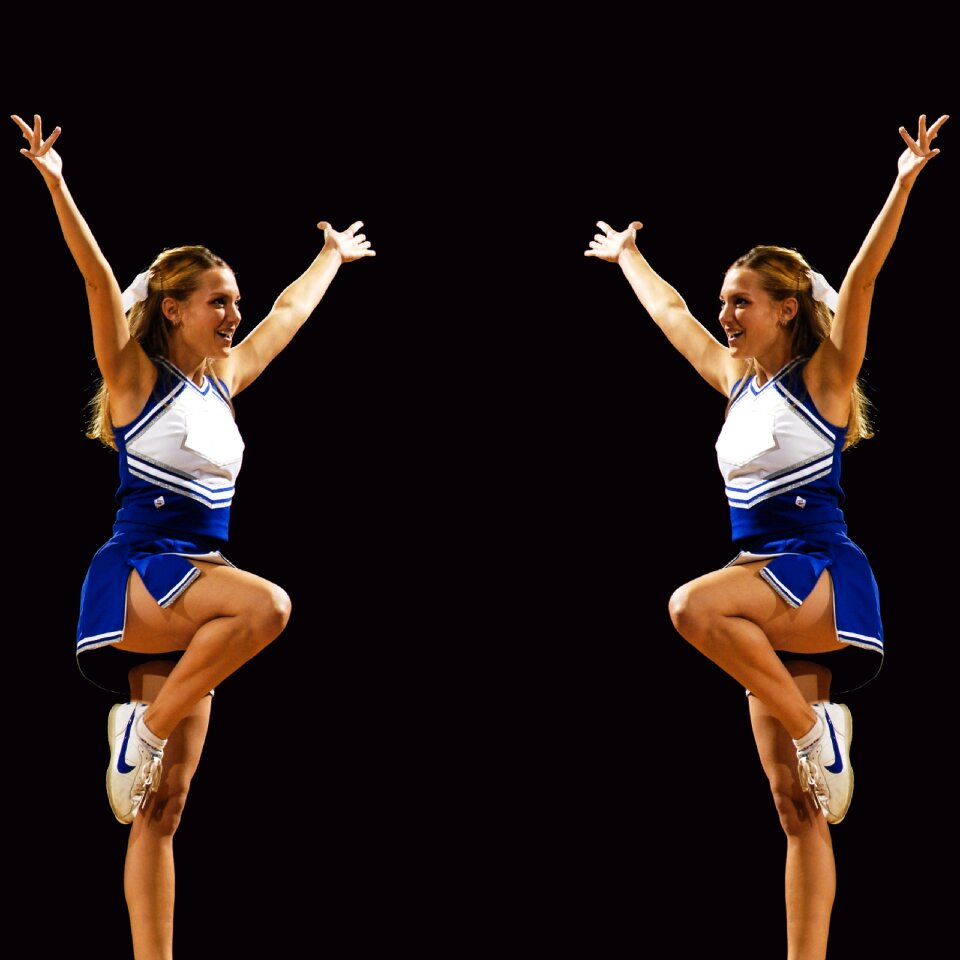 Mirror image girls enthusiasm