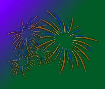 Party celebrate fireworks
