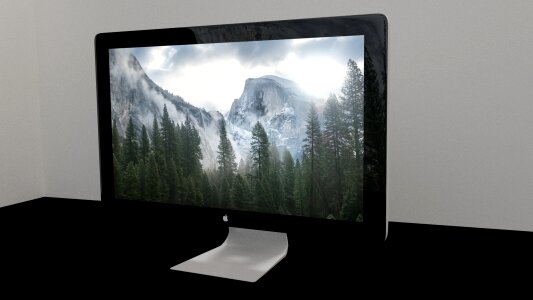 Mac computer screen monitor