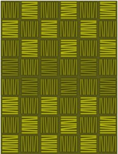 Green symmetrical repeated pattern