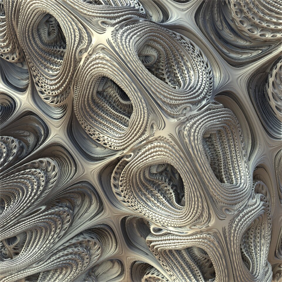 Rendering grey shiny
