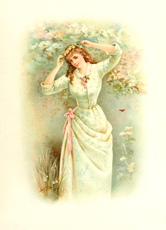 Woman female spring fashion