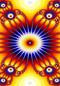 Orange blue Free illustrations