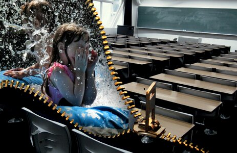 Leisure blackboard classroom