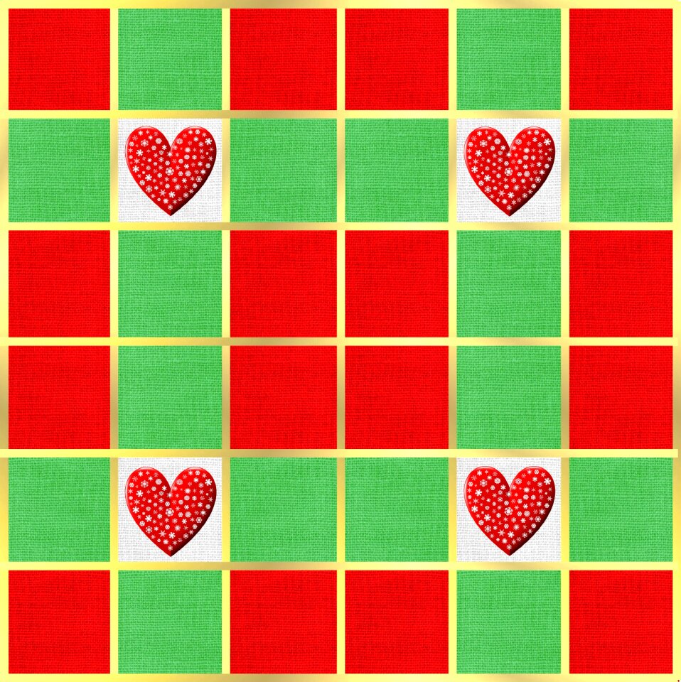Red green white