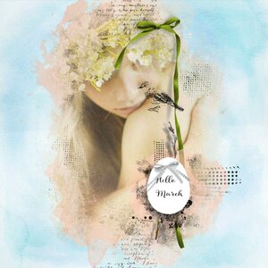 Scrapbooking girl digital scrapbooking