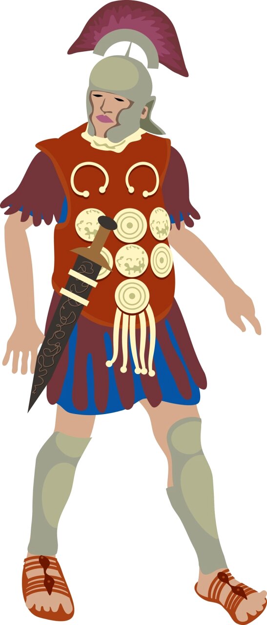 Male soldier roman