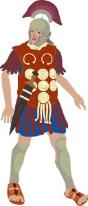 Male soldier roman
