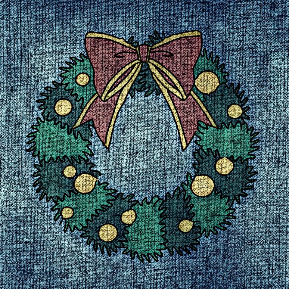 Fabric textile christmas