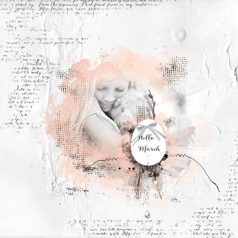 Scrapbooking girl digital scrapbooking