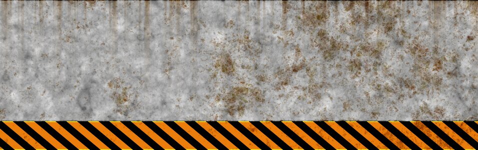 Warning gray banner Free illustrations