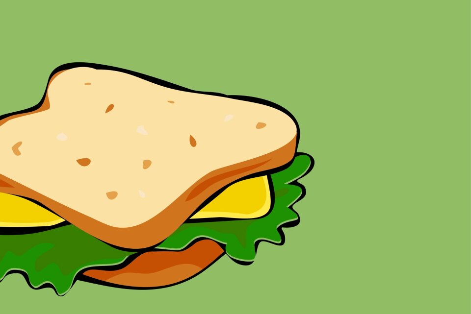 Lunch cheese lettuce