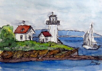 Lighthouse art Free illustrations